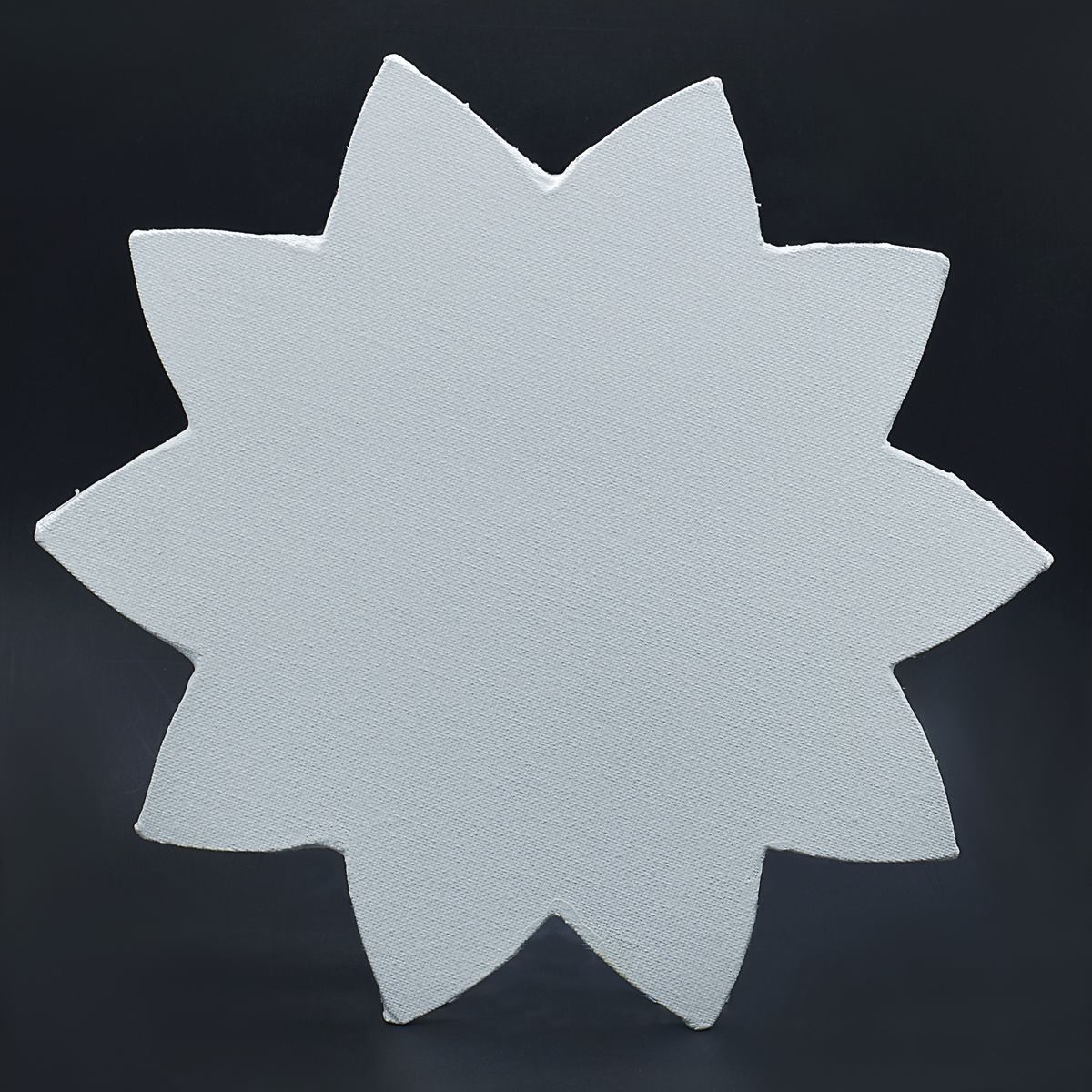 Gift To Love | Canvas Board Artist Quality Flower | Color : White | Size : 12 Inch | Code : CBAQF12