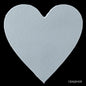 Gift To Love | Canvas Board Artist Quality Heart | Color : White | Size : 4 Inch | Code : CBAQH4IN
