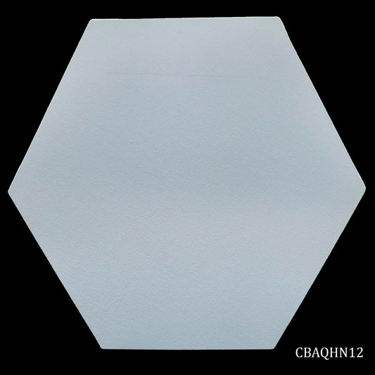 Gift To Love | Canvas Board Artist Quality Hexagon | Color : White | Size : 12 Inch | Code : CBAQHN12