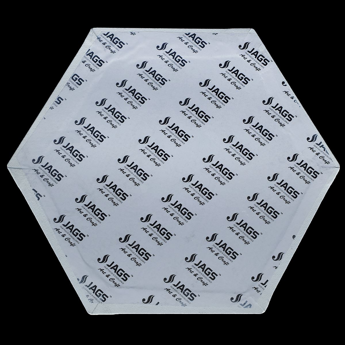 Gift To Love | Canvas Board Artist Quality Hexagon | Color : White | Size : 12 Inch | Code : CBAQHN12