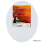 Gift To Love | Canvas Board Stretched Frame Oval | Size : 12 X 16 Inch | Code : CBOL1216