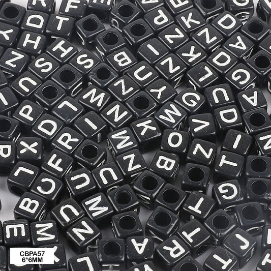 Gift To Love | Craft Beads Plastic | Size : 6 X 6 Mm | Pcs : 500 Gm | Code : CBPA57