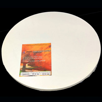 Gift To Love | Canvas Board Stretched Frame Round | Size : 16 Inch | Code : CBRD16