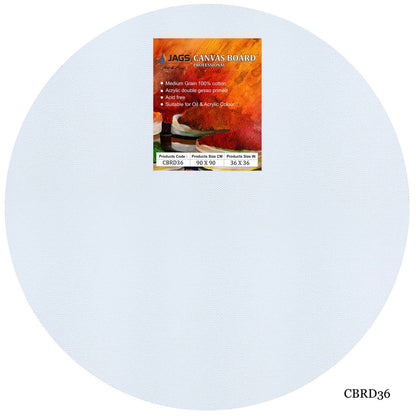Gift To Love | Canvas Board Stretched Frame Round | Size : 36 Inch | Code : CBRD36
