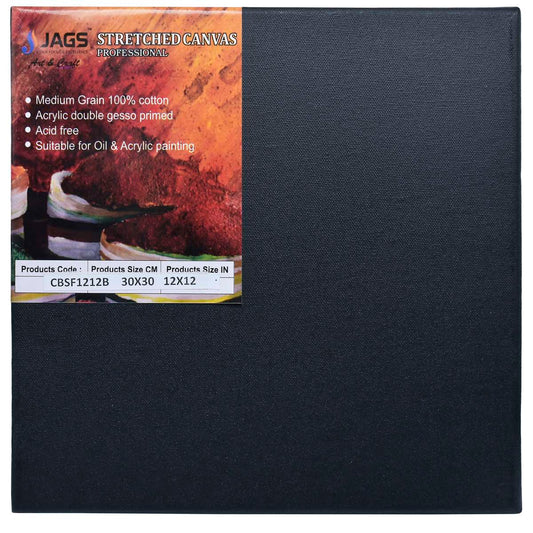 Gift To Love | Canvas Board Stretched Frame | Color : Black | Size : 12 X 120 Inch | Code : CBSF1212B