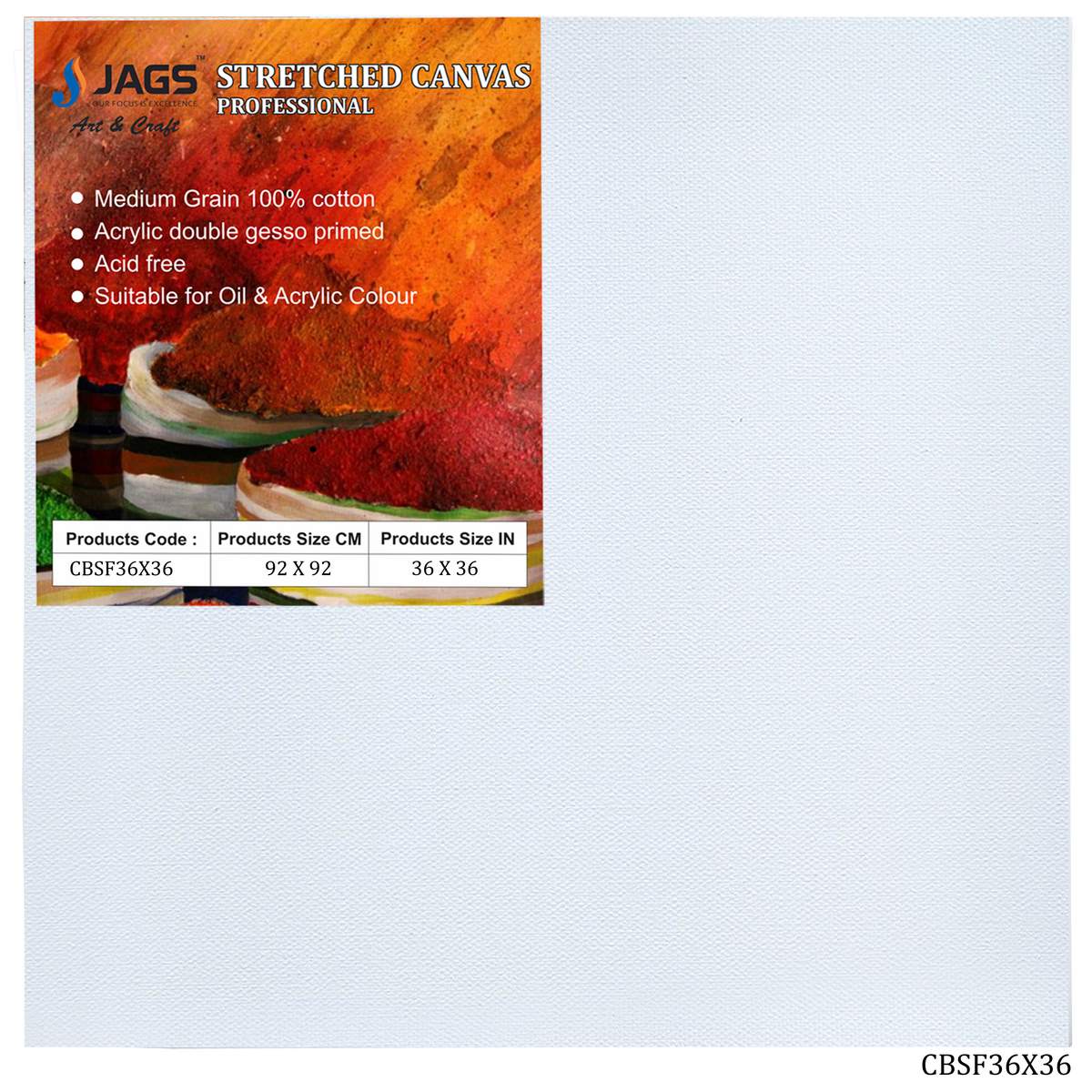 Gift To Love | Canvas Board Stretched Frame | Size : 36 X 36 Inch | Code : CBSF36X36