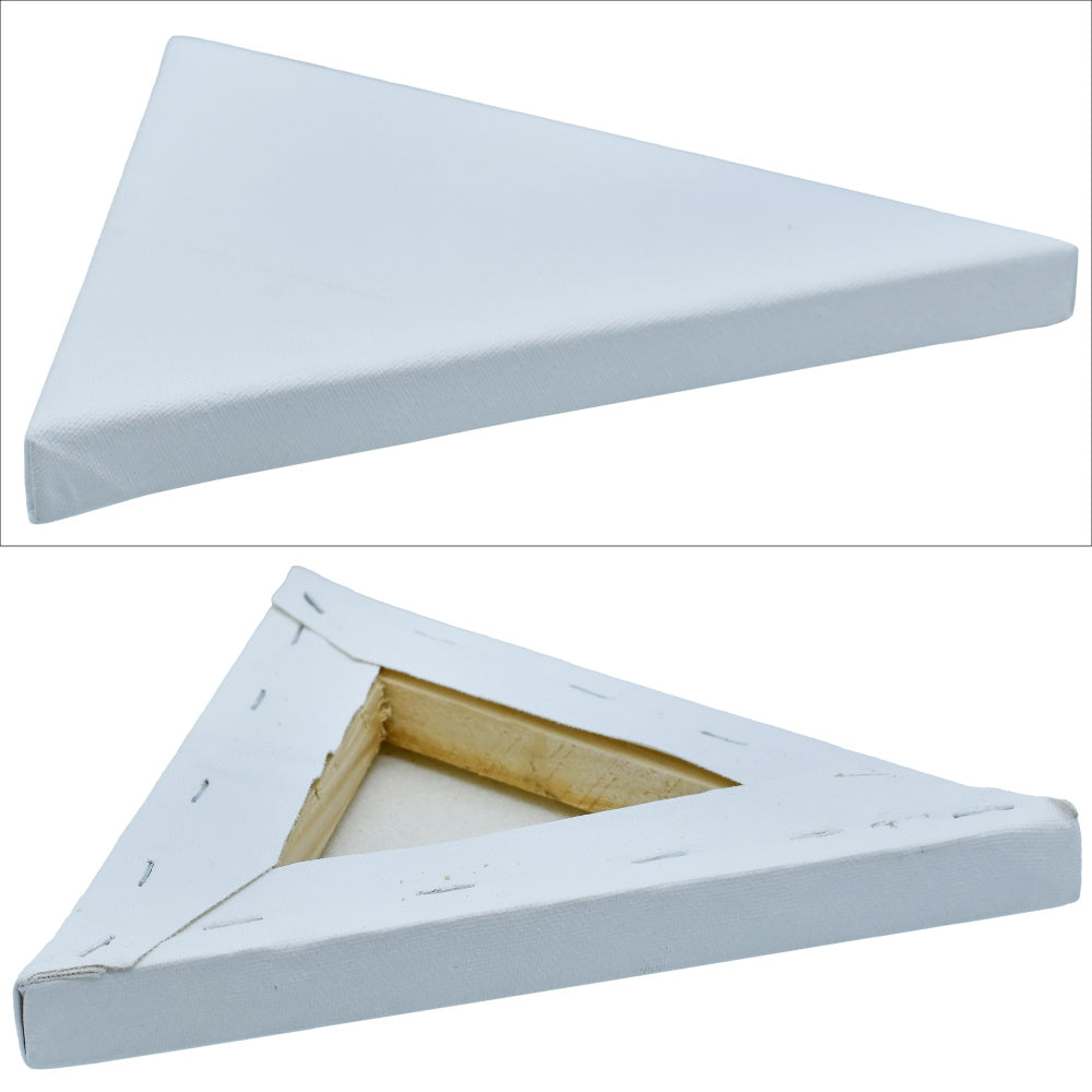 Gift To Love | Canvas Board Stretched Frame Triangle | Size : 9 | Code : CBSFTE9