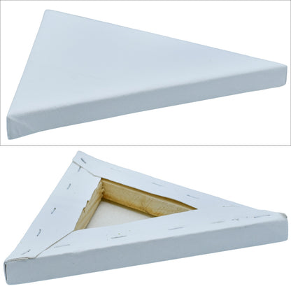 Gift To Love | Canvas Board Stretched Frame Triangle | Size : 9 | Code : CBSFTE9