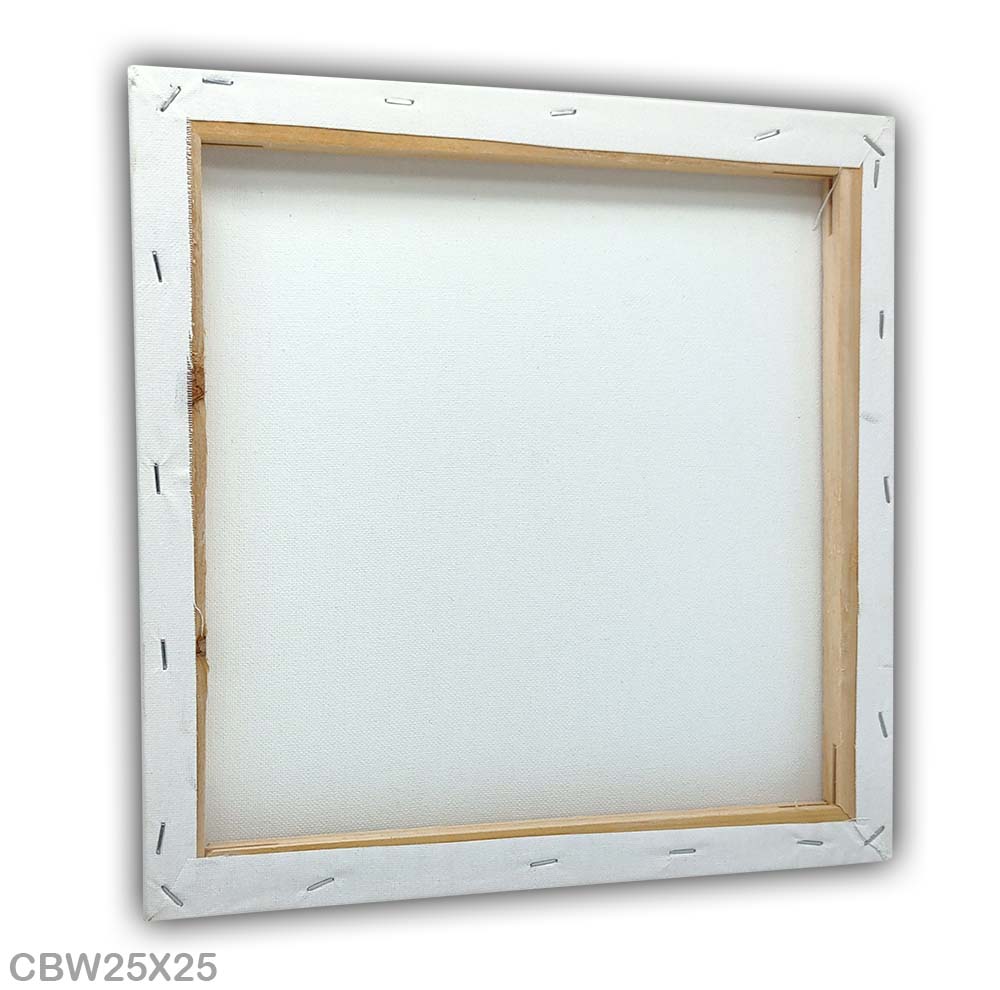 Gift To Love | Canvas Board Stretched | Color : White | Size : 25 X 25 Cm | Code : CBW25X25