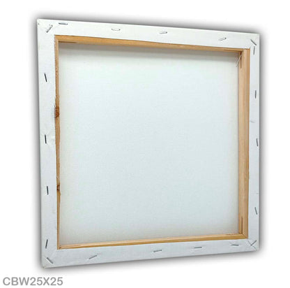 Gift To Love | Canvas Board Stretched | Color : White | Size : 25 X 25 Cm | Code : CBW25X25