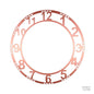 Gift To Love | Clock Acrylic Number | Color : Copper | Size : 10 Inch | Code : CC10N