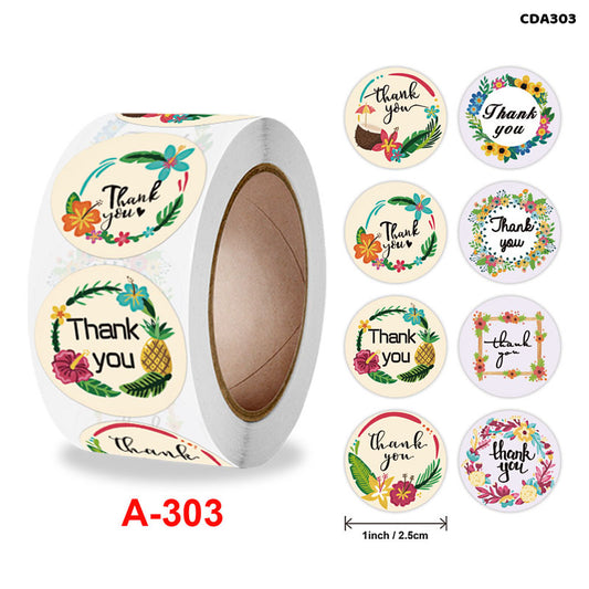 Gift To Love | Thank You & Greetings Tape | Size : 1 Inch | Code : CDA303