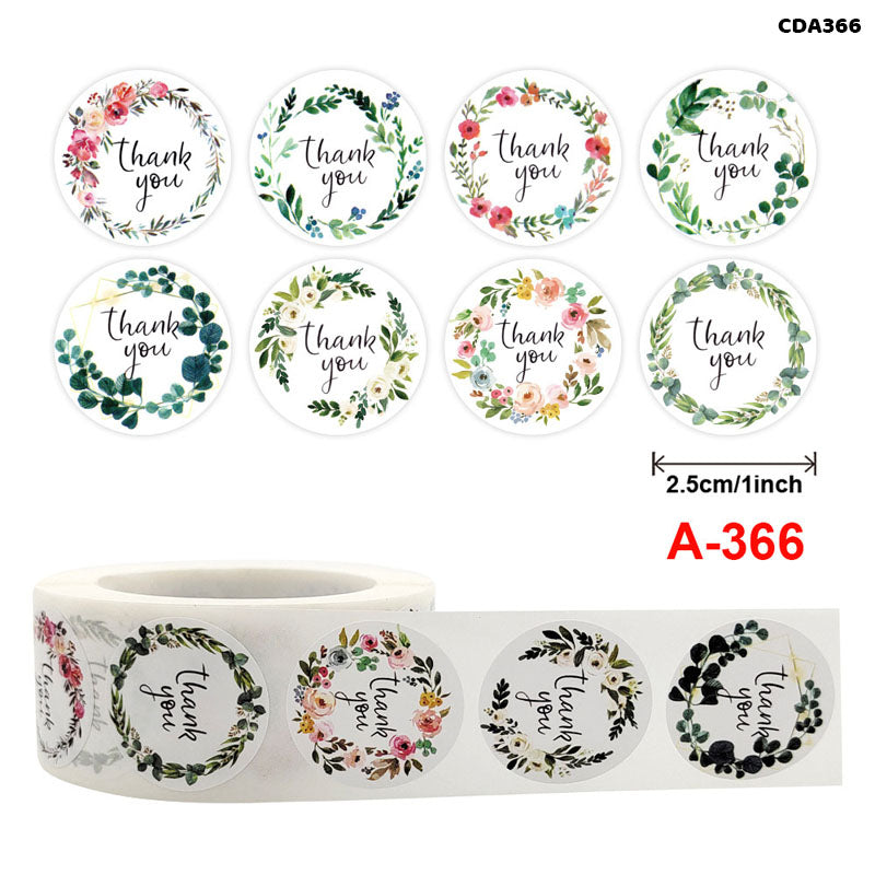 Gift To Love | Thank You & Greetings Tape | Size : 1 Inch | Code : CDA366