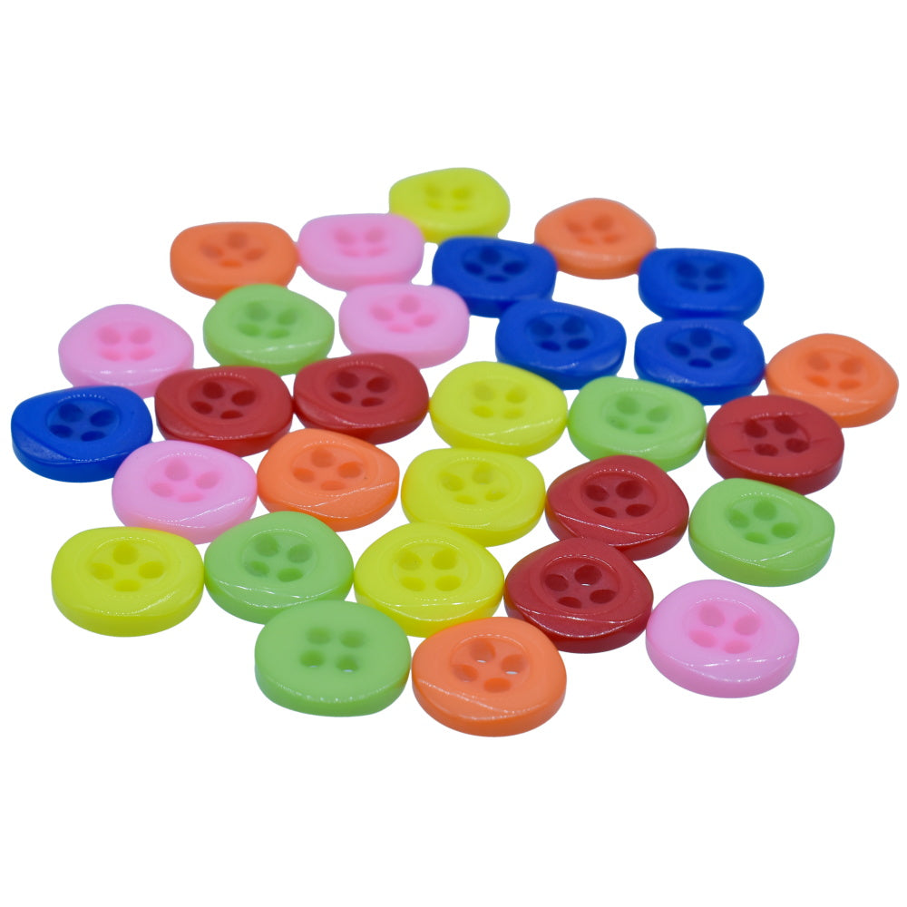 Gift To Love | Decorative Button Mix Color | Size : 18 L | Pcs : 30 Pcs | Code : CDBM01