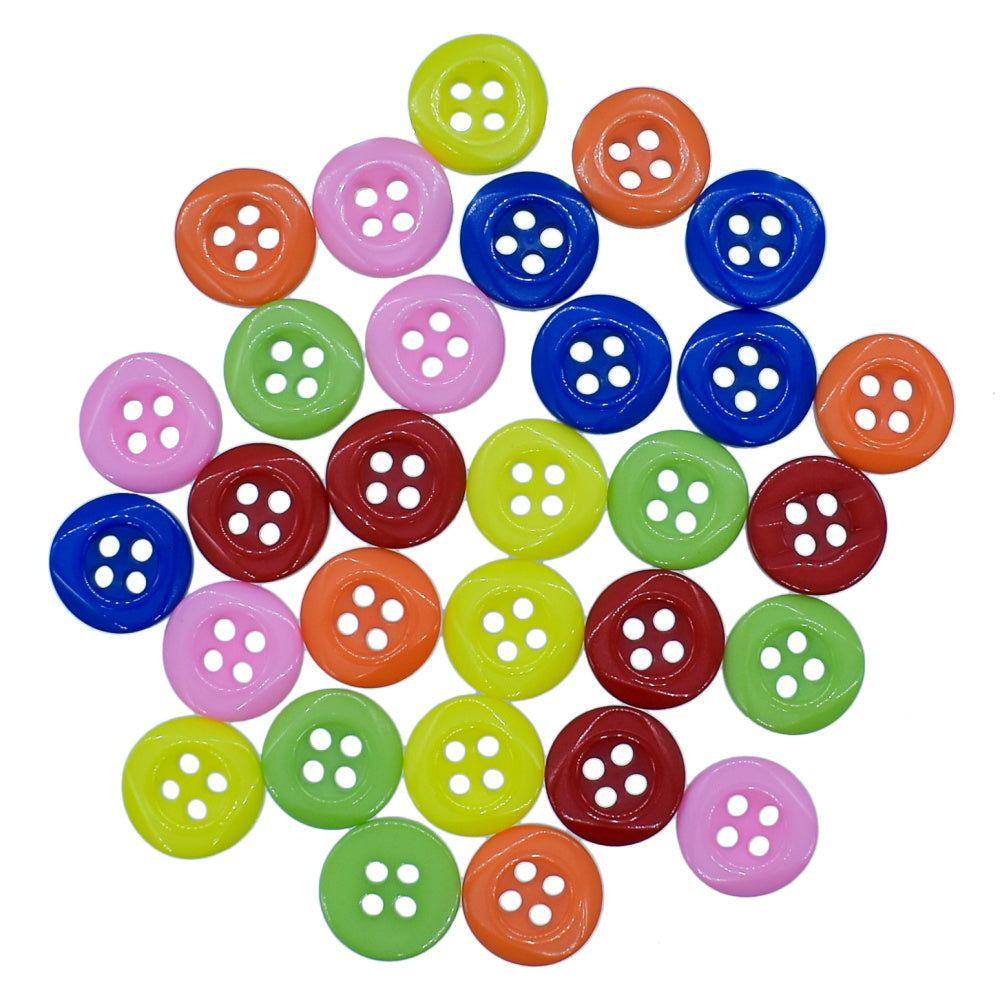 Gift To Love | Decorative Button Mix Color | Size : 18 L | Pcs : 30 Pcs | Code : CDBM01