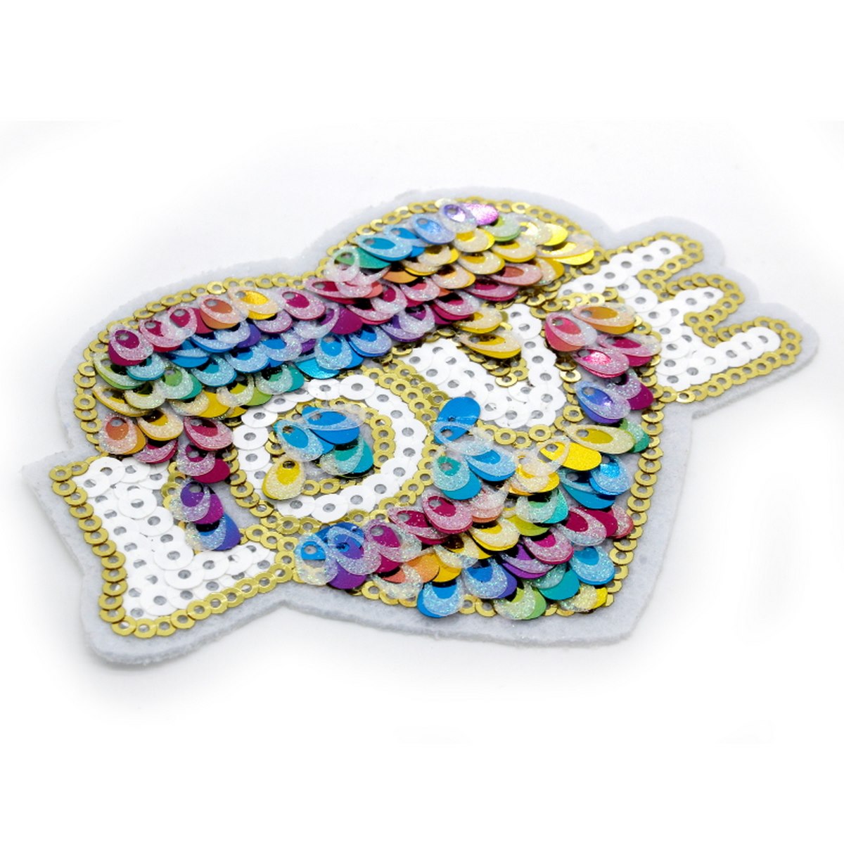Gift To Love | Craft Sequin Heart Love | Size : Medium | Code : CFF-3