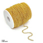 Gift To Love | Chain | Color : Gold | Size : 0.8 Mm | Pcs : 50 Mtr | Code : CG50