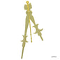Gift To Love | Clock Hands Set Medium | Color : Gold | Code : CH09GD