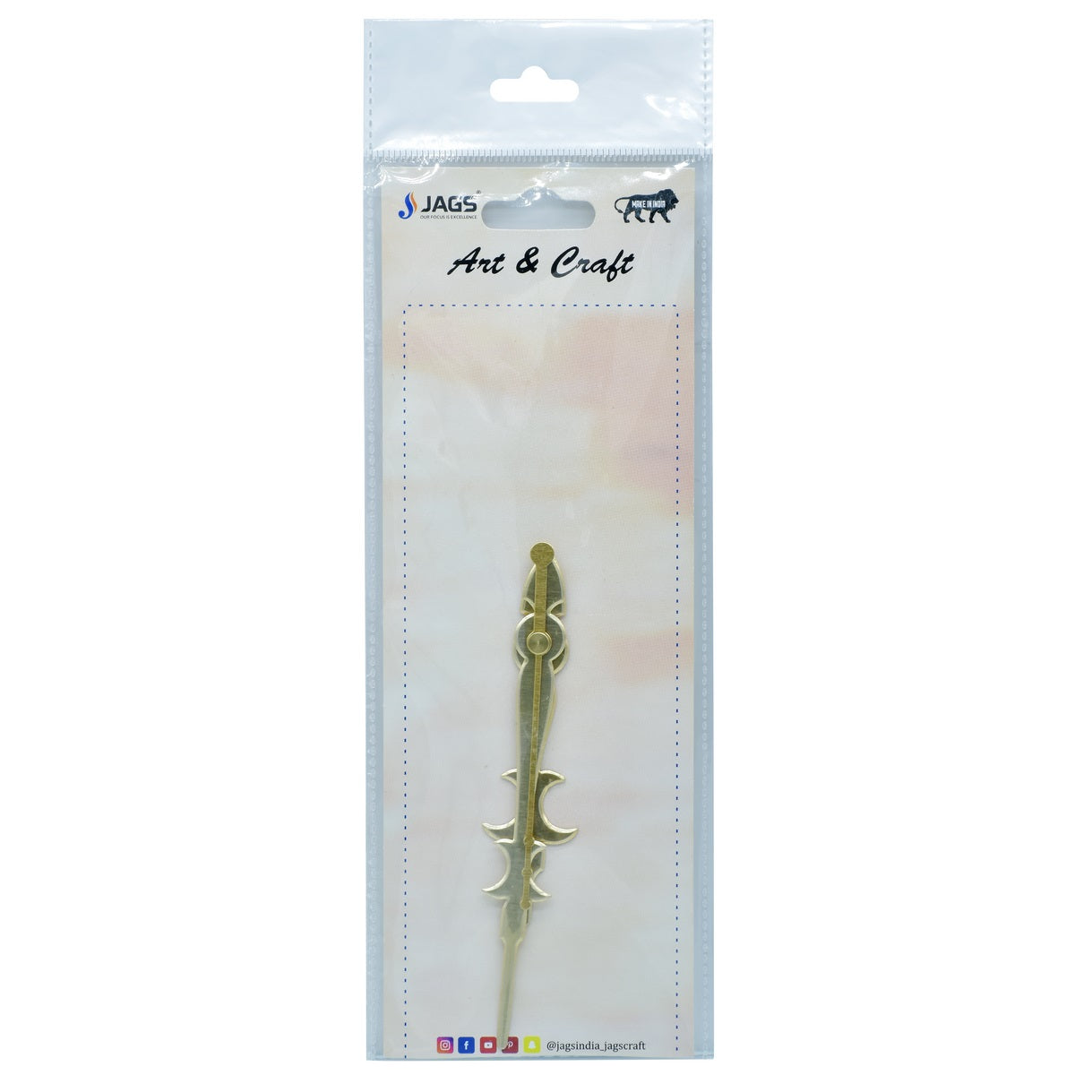 Gift To Love | Clock Hands Set Medium | Color : Gold | Code : CH09GD