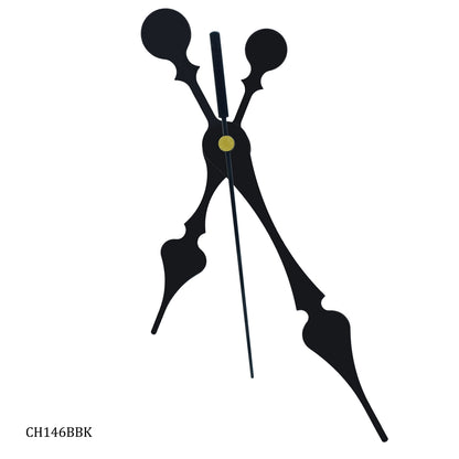 Gift To Love | Clock Hands Set Big Jumbo | Color : Black | Code : CH146BBK