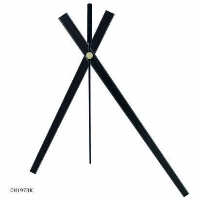 Gift To Love | Clock Hands Set Big Jumbo | Color : Black | Code : CH197BK