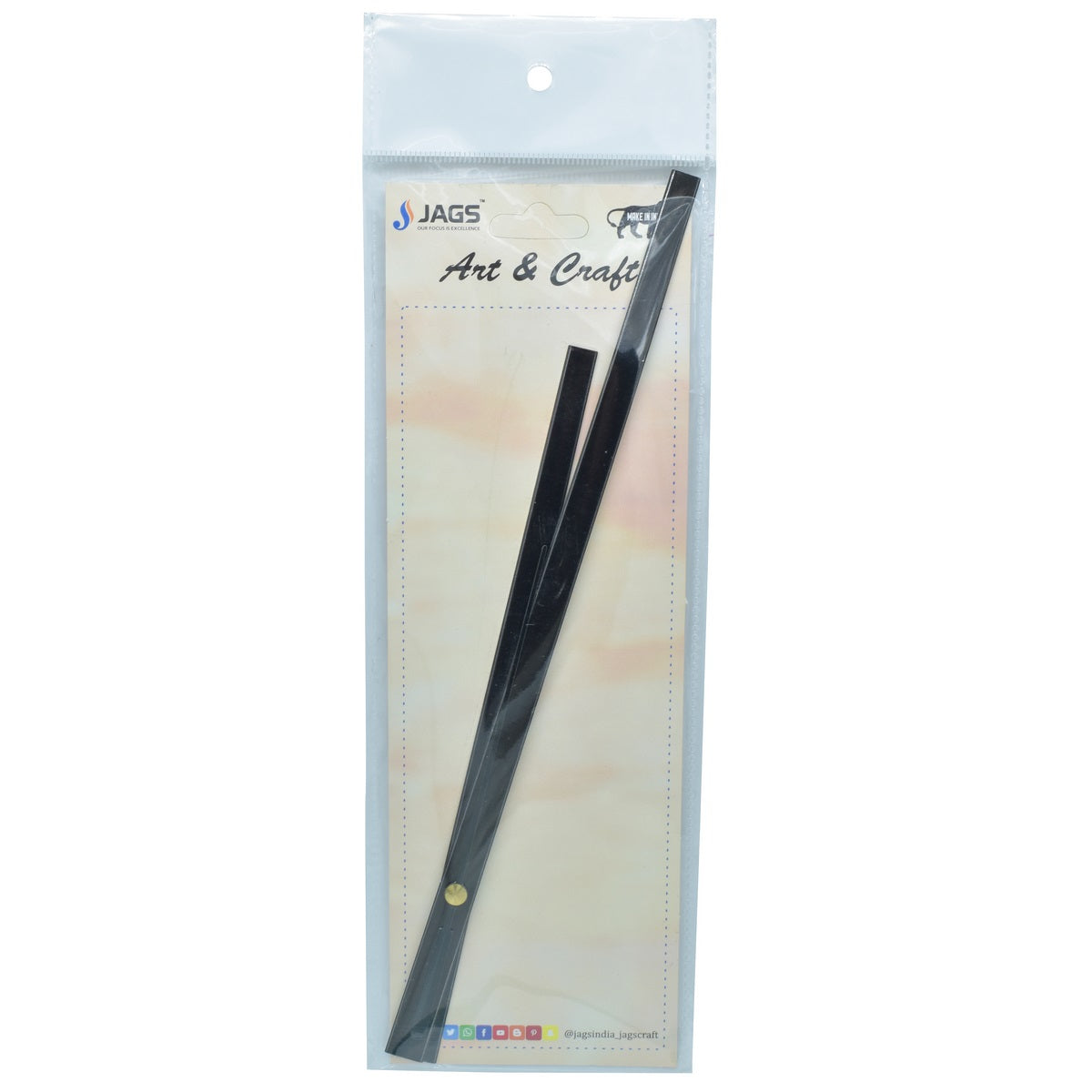 Gift To Love | Clock Hands Set Big Jumbo | Color : Black | Code : CH197BK