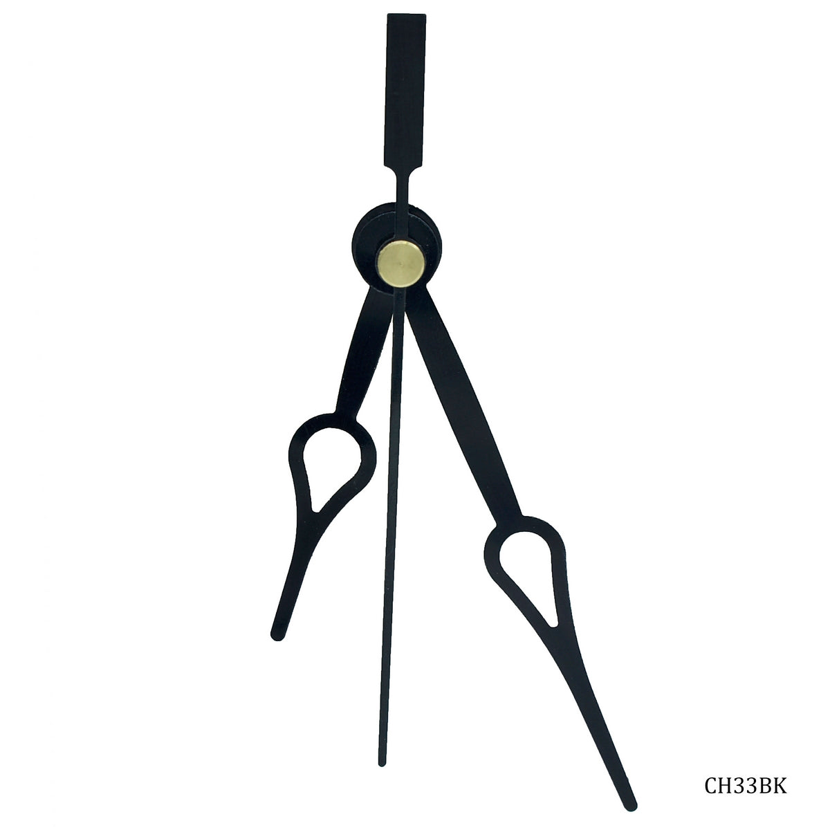 Gift To Love | Clock Hands Set Small Mini Sickosa | Color : Black | Code : CH33BK