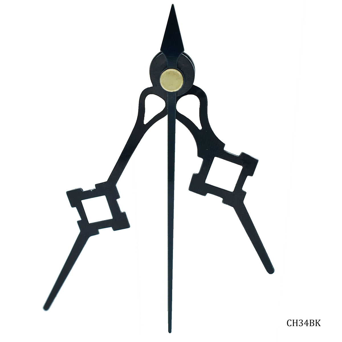 Gift To Love | Clock Hands Set Small Tinamann Square | Color : Black | Code : CH34BK