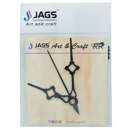 Gift To Love | Clock Hands Set Small Tinamann Square | Color : Black | Code : CH34BK