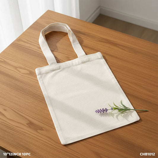 Gift To Love | Cotton Handle Bag | Size : 10 X 12 Inch | Pcs : 10 Pcs | Code : CHB1012