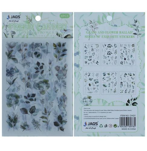 Gift To Love | Sticker Forest Flower Mix Colour | Code : CHGY