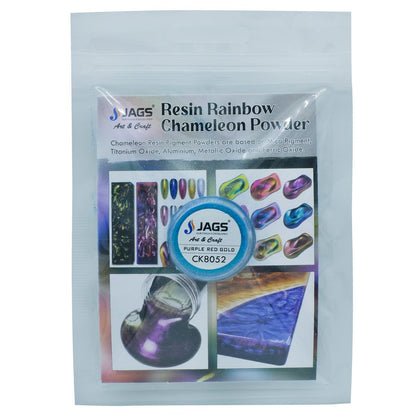 Gift To Love | Resin Chameleon Powder | Color : Purple, Red And Gold | Pcs : 2G | Code : CK8052