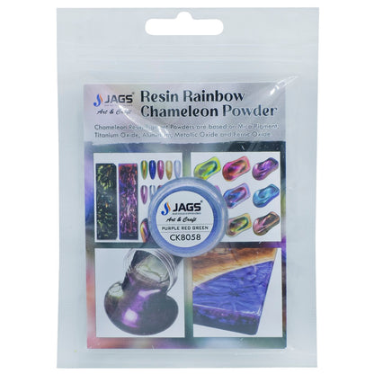 Gift To Love | Resin Chameleon Powder | Color : Purple, Red And Green | Pcs : 2G | Code : CK8058
