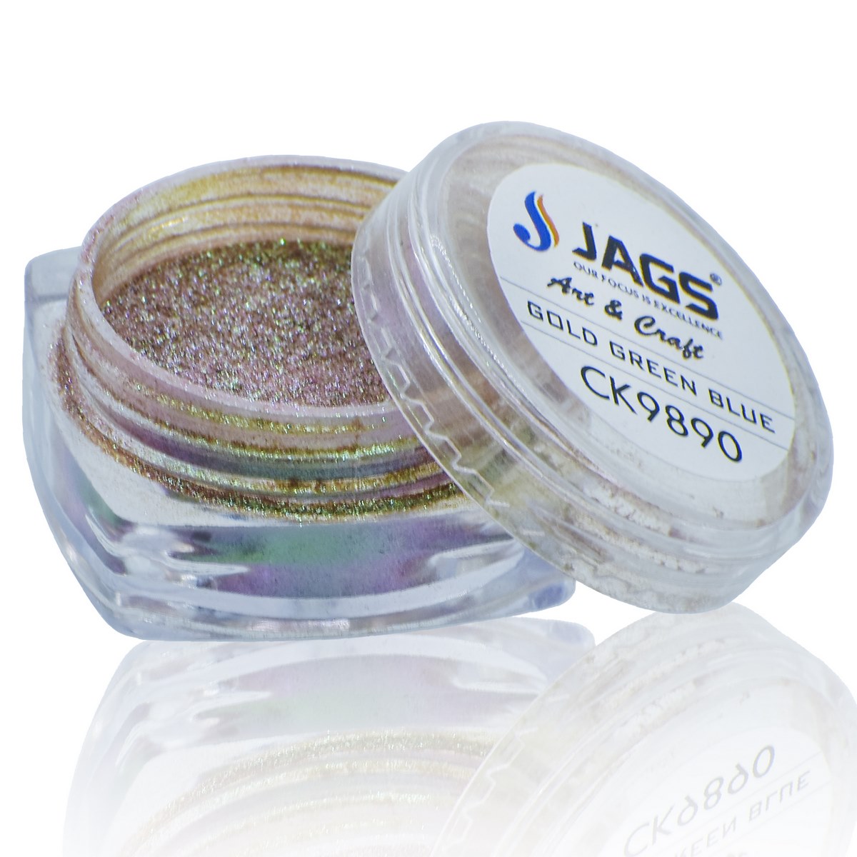 Gift To Love | Resin Chameleon Powder | Color : Gold, Green And Blue | Pcs : 2G | Code : CK9890
