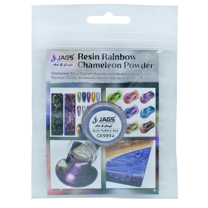 Gift To Love | Resin Chameleon Powder | Color : Blue, Purple And Red | Pcs : 2G | Code : CK9894