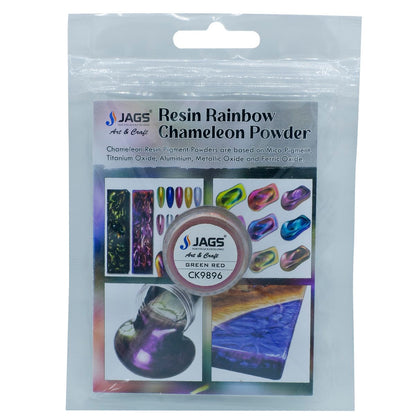 Gift To Love | Resin Chameleon Powder | Color : Green And Red | Pcs : 2G | Code : CK9896