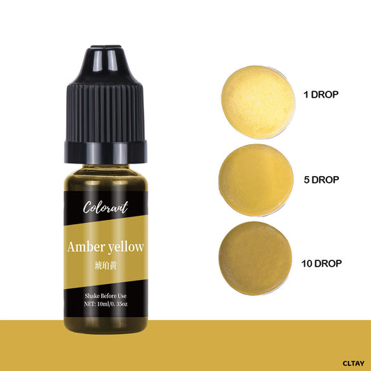 Gift To Love | Colorant | Color : Amber Yellow | Size : 10 Ml | Code : CLTAY