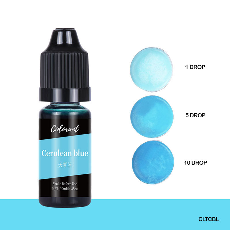 Gift To Love | Colorant | Color : Cerulean Blue | Pcs : 10 Ml | Code : CLTCBL
