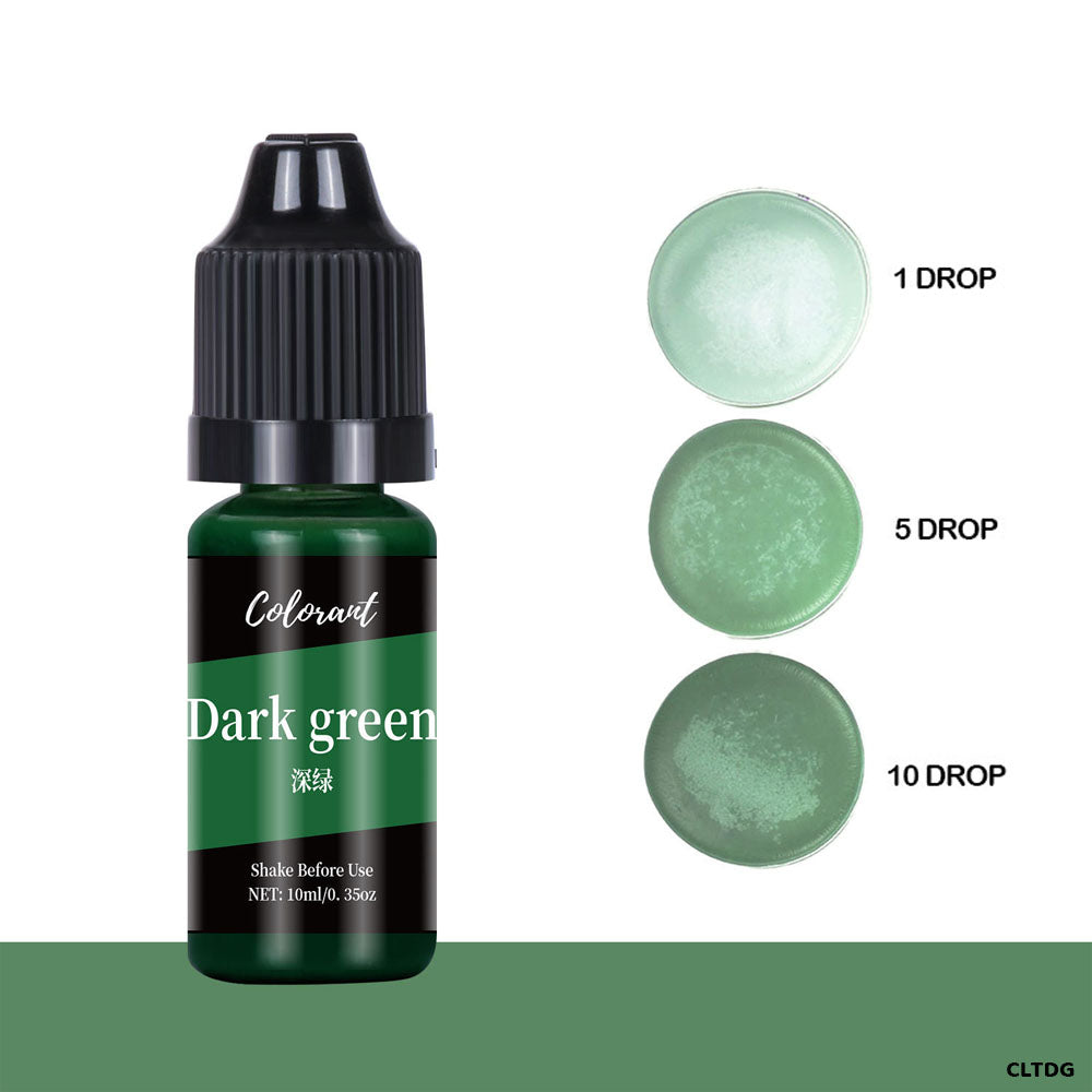 Gift To Love | Colorant | Color : Dark Green | Size : 10 Ml | Code : CLTDG