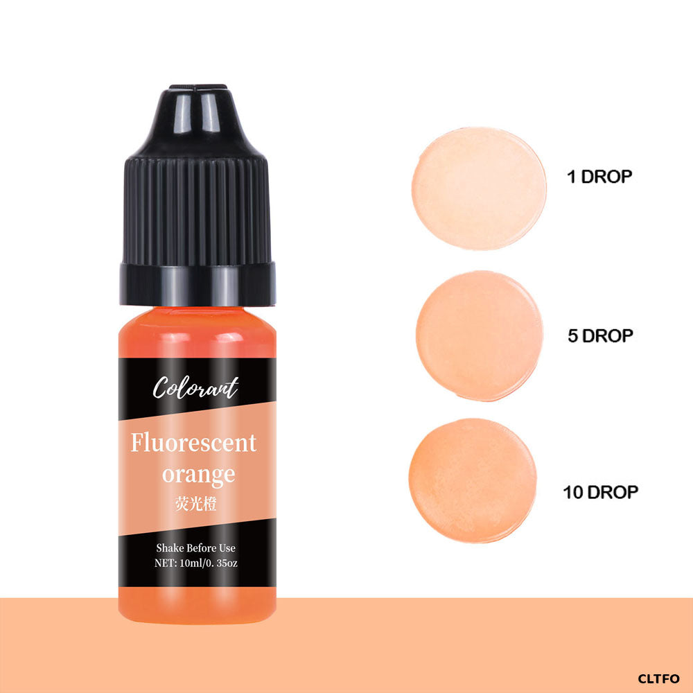 Gift To Love | Colorant | Color : Fluorescent Orange | Size : 10 Ml | Code : CLTFO