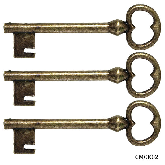 Gift To Love | Craft Metal Charms Key Big | Pcs : 3 Pcs | Code : CMCK02
