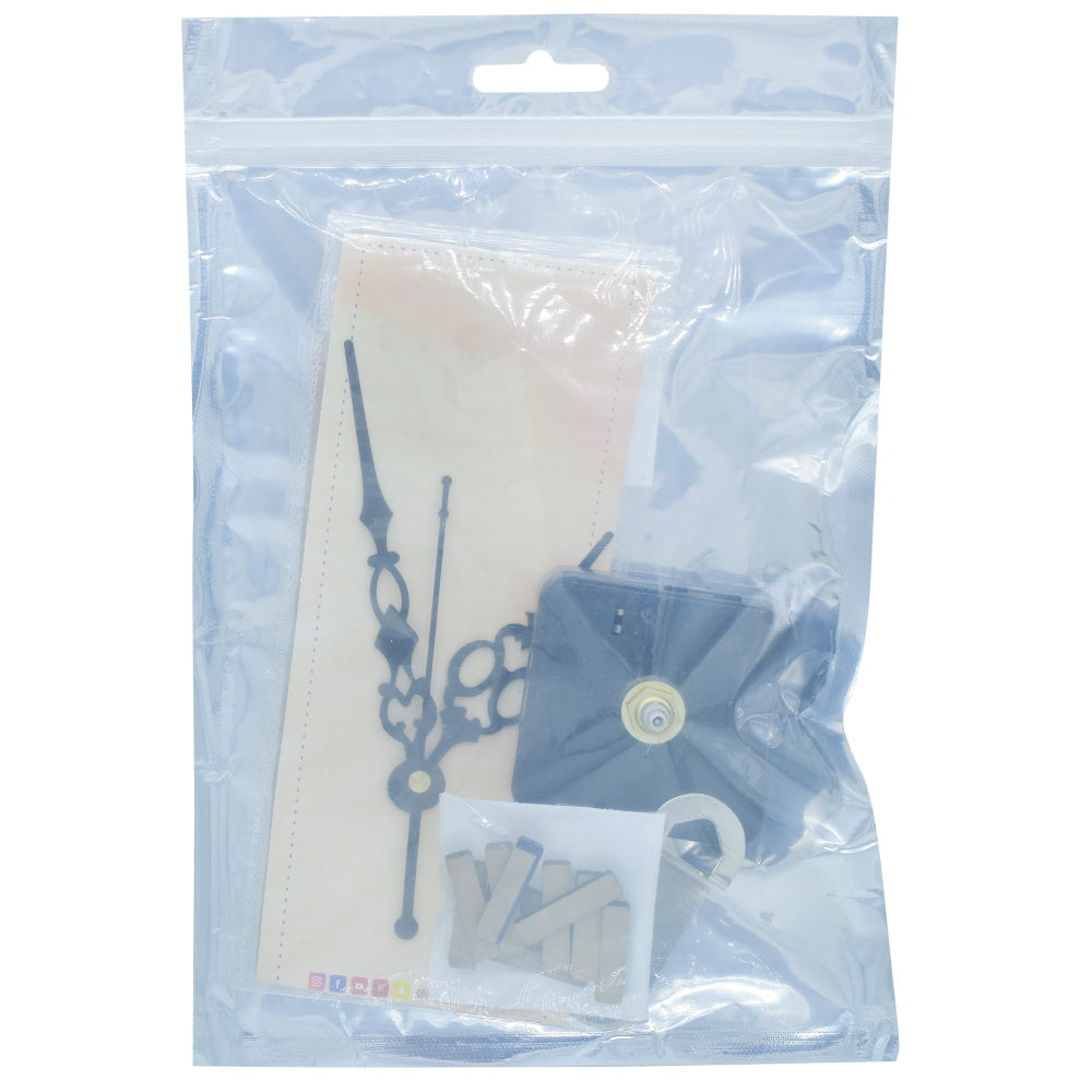 Gift To Love | Clock Movement Silent With Hands | Color : Black | Size : 13 Mm | Code : CMSC03