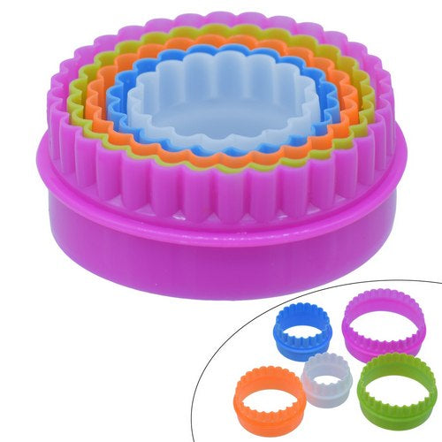 Gift To Love | Clay Modle Set Plastic 5 Size Round | Code : CMSP-04