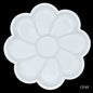 Gift To Love | Colour Mixing Plate Round Flower | Size : Small | Code : CP4F