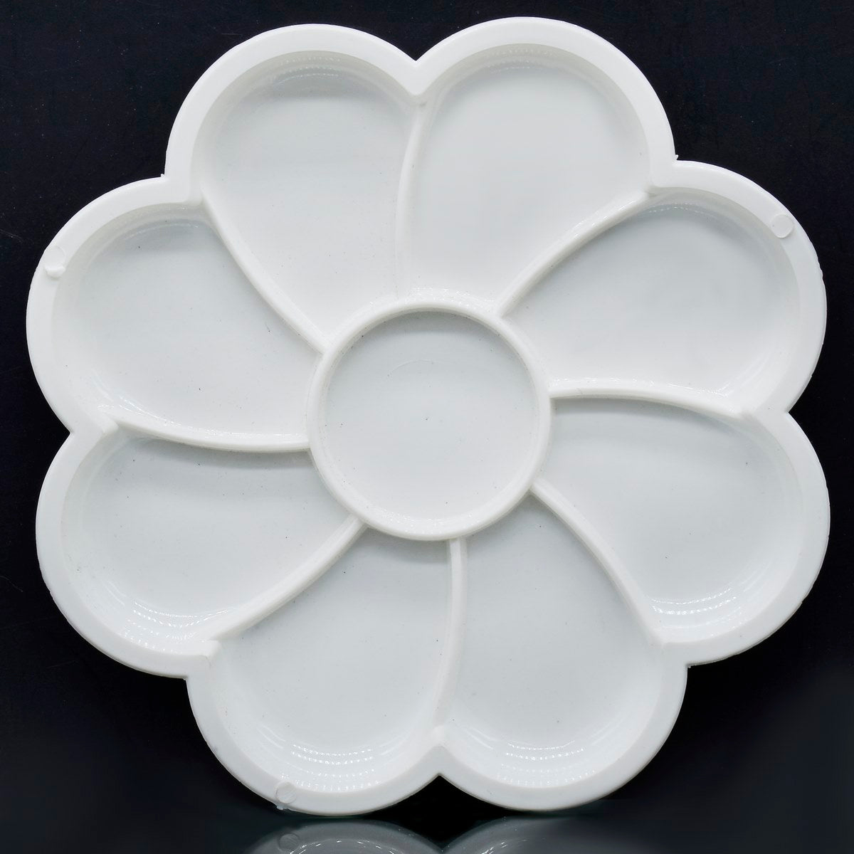 Gift To Love | Colour Mixing Plate Round Flower | Size : Small | Code : CP4F