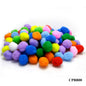 Gift To Love | Pom Pom Ball | Color : Pastel Colors | Size : 3 Cm | Pcs : 25 Pcs | Code : CPBB00