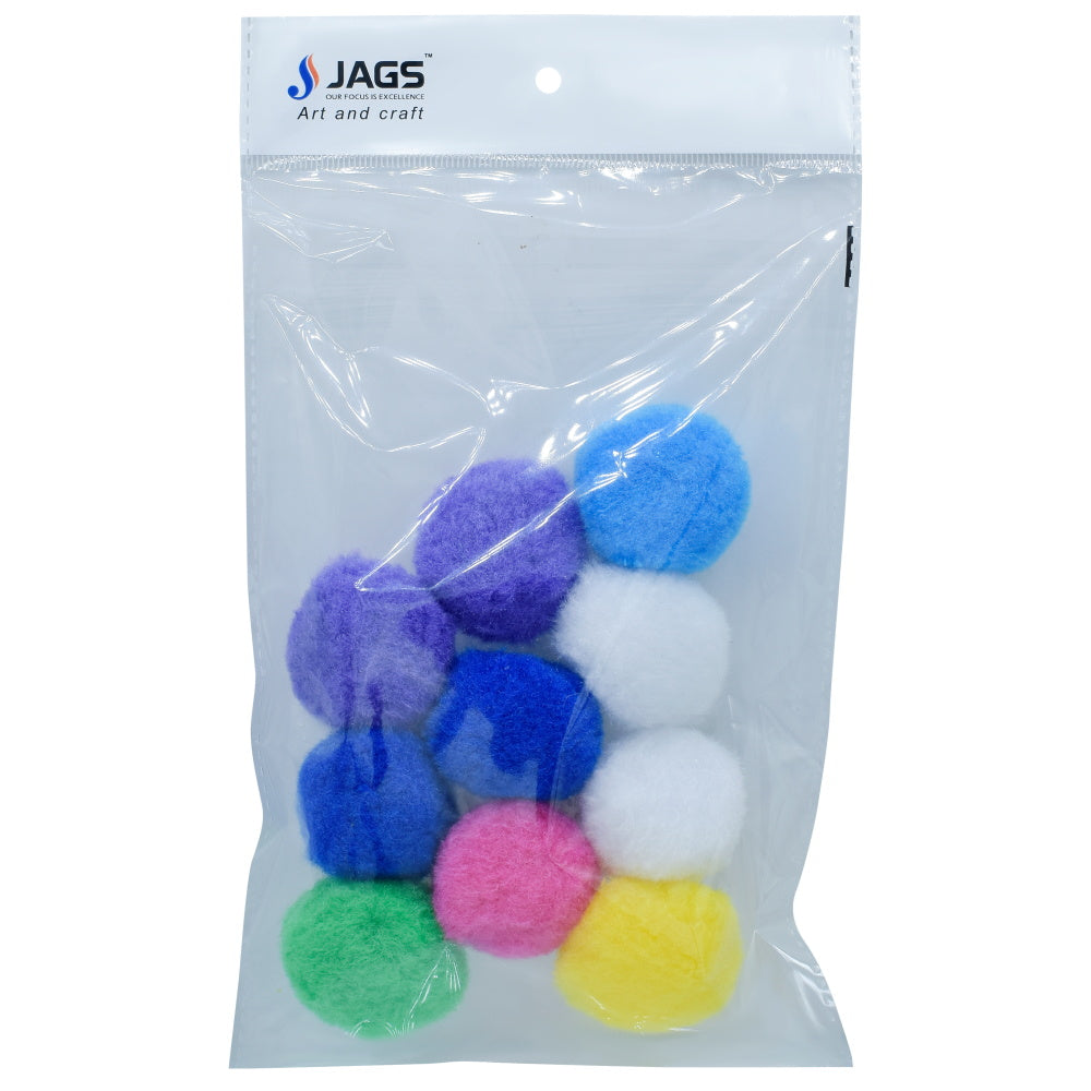 Gift To Love | Pom Pom Ball | Color : Pastel Colors | Size : 4 Cm | Pcs : 10 Pcs | Code : CPBB01