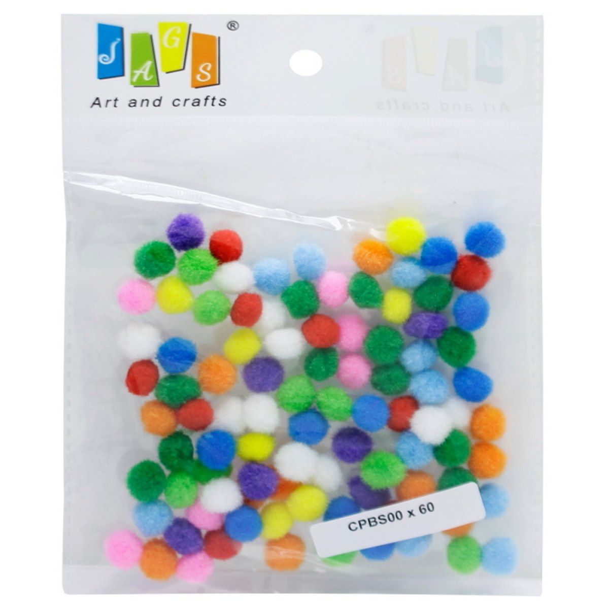Gift To Love | Pom Pom Ball | Color : Pastel Colors | Size : 1 Cm | Pcs : 100 Pcs | Code : CPBS00