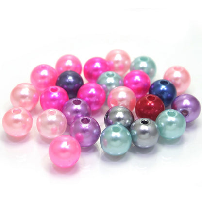 Gift To Love | Craft Beads Multi Colour | Size : 10 Mm | Pcs : 25 Gm | Code : CPMC-4