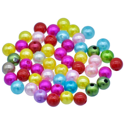Gift To Love | Craft Beads Multi Colour | Size : 12 Mm | Pcs : 25 Gm | Code : CPMC-5